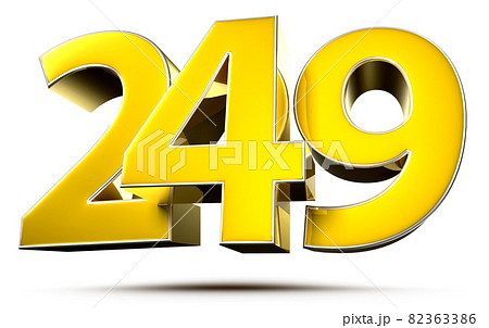 number 249 gold. number 249 gold. 82363386