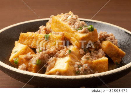 厚揚げのそぼろあん 82363475
