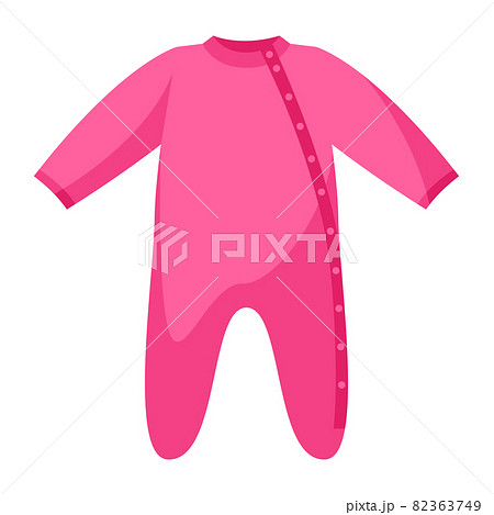 Stylized illustration of baby cloth. Image for design or decoration. 82363749