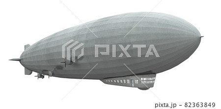 Zeppelin isolated on white background Zeppelin isolated on white background 82363849