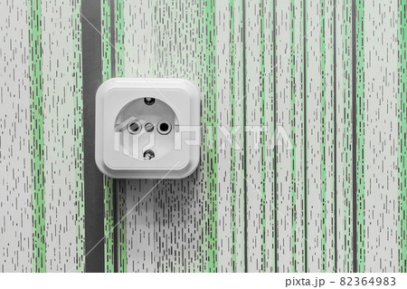 Electrical outlet plug wall power and energy, close-up Electrical outlet plug wall power and energy, close-up 82364983