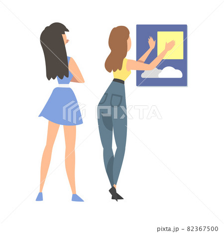 UX or User Experience Designer Creating Product and Service for Human computer Interaction Vector Illustration 82367500