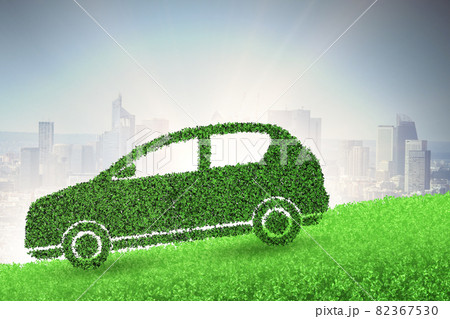Concept of ecological electric car 82367530