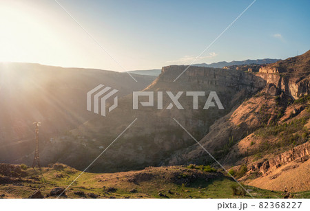 Rocky mountains and the light of the sun in the morning. Rocky mountains and the light of the sun in the morning. 82368227
