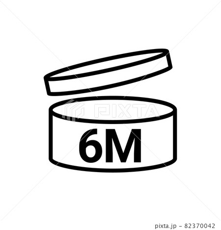 Pao symbol logo cosmetic life. 6 Month expiry open shelf jar expiration pao month icon Pao symbol logo cosmetic life. 6 Month expiry open shelf jar expiration pao month icon 82370042