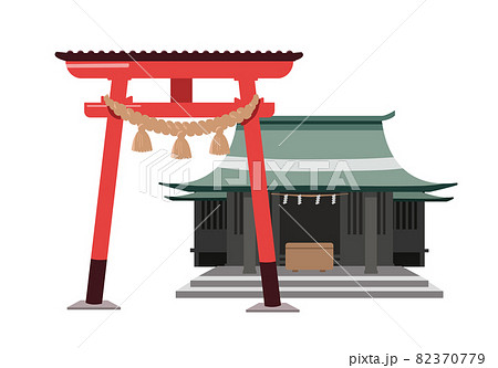 鳥居　神社 82370779