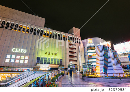 東京 八王子駅北口 夜景 東京 八王子駅北口 夜景 82370984