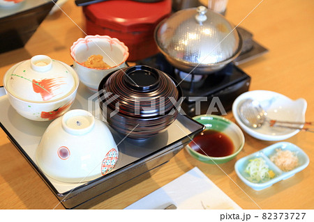 温泉宿の朝食 82373727