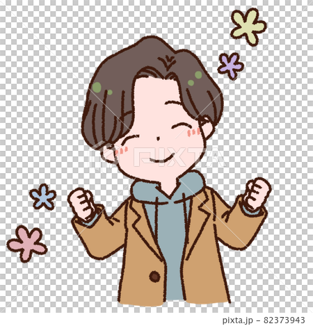 一個微笑和鼓勵的人 82373943