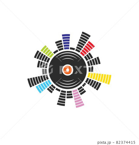 music vinyl equalizer icon vector illustration design template music vinyl equalizer icon vector illustration design template 82374415