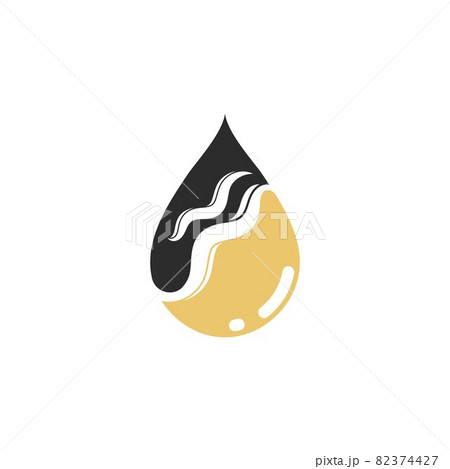 hair nutrition oil drop icon vector illustration design hair nutrition oil drop icon vector illustration design 82374427