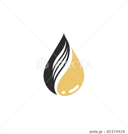 hair nutrition oil drop icon vector illustration design 82374429