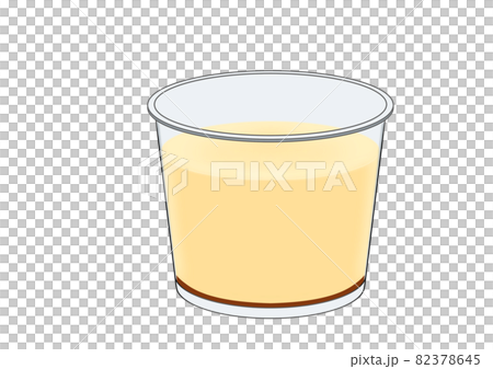 Transparent container and pudding 82378645