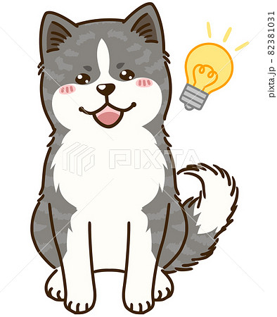 思い付く秋田犬(虎毛) 思い付く秋田犬(虎毛) 82381031