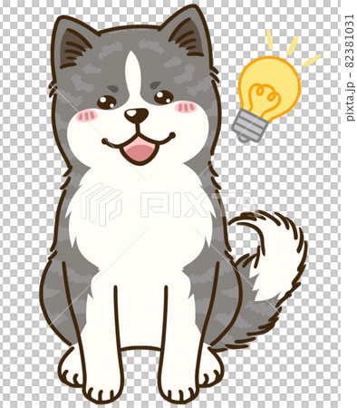 思い付く秋田犬(虎毛) 思い付く秋田犬(虎毛) 82381031