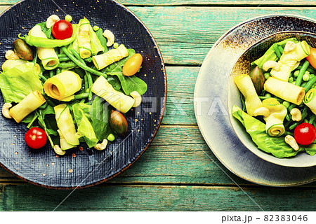 Diet vegan salad,flat lay 82383046