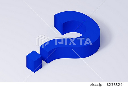 3D素材_クエスチョンマーク 3D素材_クエスチョンマーク 82383244