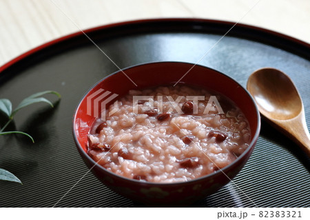 小豆粥 小正月に手作りで 小豆粥 小正月に手作りで 82383321