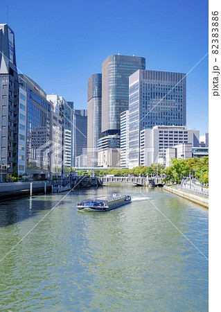 大阪　都市風景　中之島の街並み 82383886
