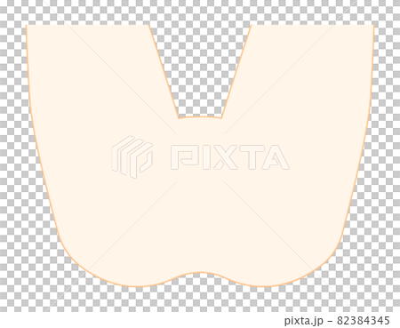 ボディパーツ　Iライン　脱毛箇所　ベクターイラスト　女性 82384345