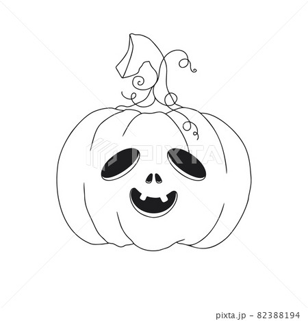 Pumpkin with a smiling face. Halloween pumpkin. Happy Halloween Vector Pumpkin with a smiling face. Halloween pumpkin. Happy Halloween Vector 82388194