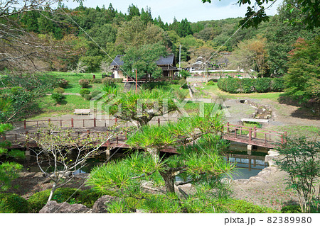 牧水二本松公園の全景　岡山県新見市 82389980