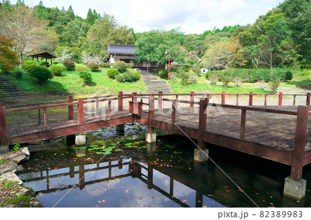 牧水二本松公園の風景 岡山県新見市 牧水二本松公園の風景 岡山県新見市 82389983