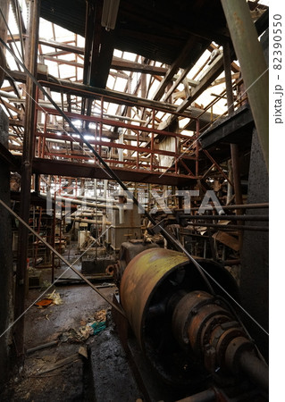 廃墟　廃工場　静岡県　製紙工場 82390550