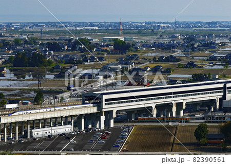 北陸新幹線と富山地方鉄道 82390561