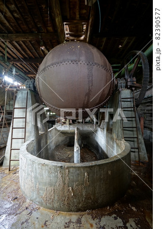 廃墟　廃工場　静岡県　製紙工場 82390577