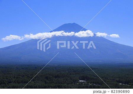富士急ハイランドの展望台から望む富士山 82390890