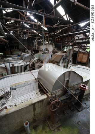 廃墟　廃工場　静岡県　製紙工場 82390963