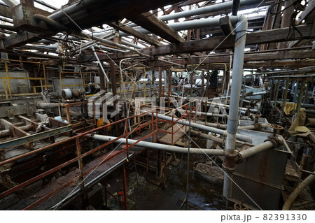 廃墟　廃工場　静岡県　製紙工場 82391330