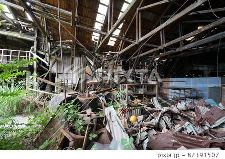 廃墟 廃工場 静岡県 製紙工場 廃墟 廃工場 静岡県 製紙工場 82391507