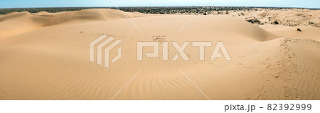 Panoramic view of the sand dunes Panoramic view of the sand dunes 82392999