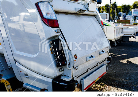 塵芥収集車 パッカー車の写真素材