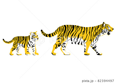 2022年寅年年賀状-和柄寅 2022年寅年年賀状-和柄寅 82394497