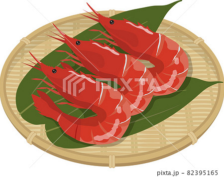 海老　笹　カゴ入り 82395165