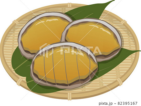 アワビ　笹　カゴ入り 82395167