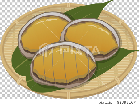 アワビ　笹　カゴ入り 82395167