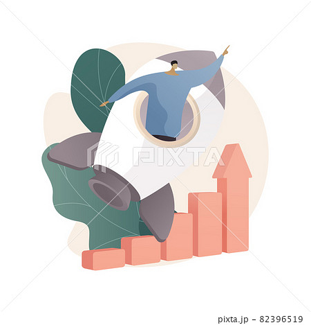 Personal development abstract concept vector illustration. 82396519