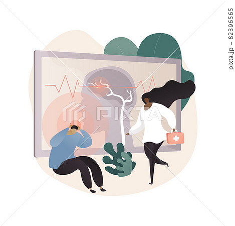 Stroke abstract concept vector illustration. 82396565