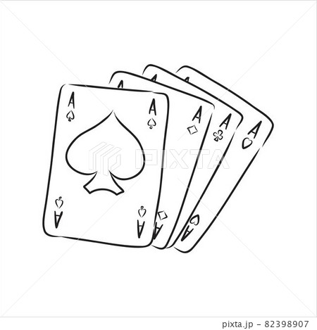 Vector game cards. Games of chance game cards vector 82398907