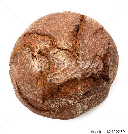 whole round bread isolated on white background 82400280