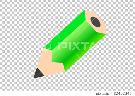 Illustration of a short pencil. An icon inspired by a memo. 82402345