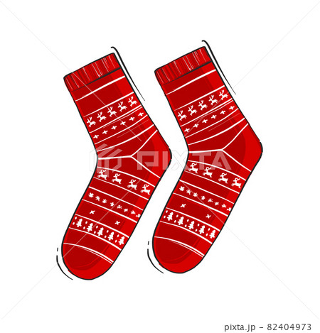 Christmas stockings winter holiday design, festive season red sock cozy home traditional Christmas Christmas stockings winter holiday design, festive season red sock cozy home traditional Christmas 82404973