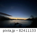 福島県、桧原湖、夜明け 82411133