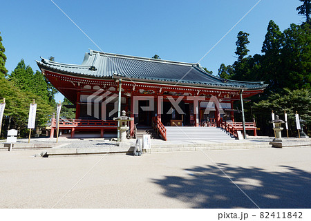 比叡山延暦寺　大講堂　滋賀県大津市坂本 82411842