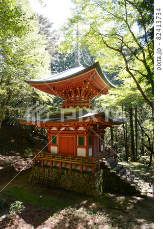 比叡山延暦寺　横川　根本如法塔　滋賀県大津市坂本 82413734