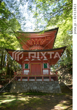 比叡山延暦寺　西塔　根本如法塔　滋賀県大津市坂本 82413823